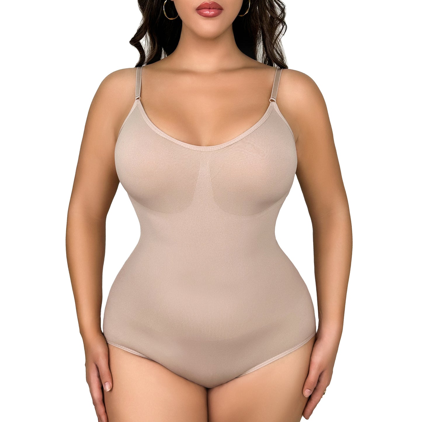Sömlös Shapewear Bodysuit – Slimmande One-Piece med Magstöd & Höftlyft