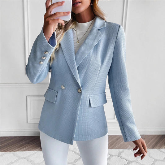 Kavaj för Dam – Elegant Vår & Höstmodell i Casual Socialite-stil