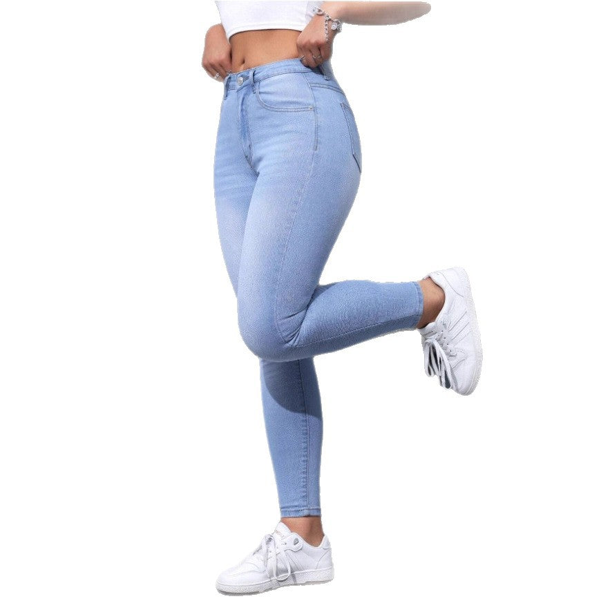 Jeans Dam – Tighta Denim Skinny Byxor i Europeisk & Amerikansk Stil