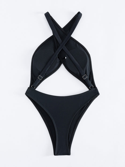 Trendig Bikini One-Piece – Åtsittande & Elegant Baddräkt för Kvinnor