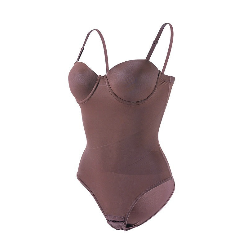 Shapewear Jumpsuit i Ice Silk – Midjestöd, Höftlyft & Byststöd