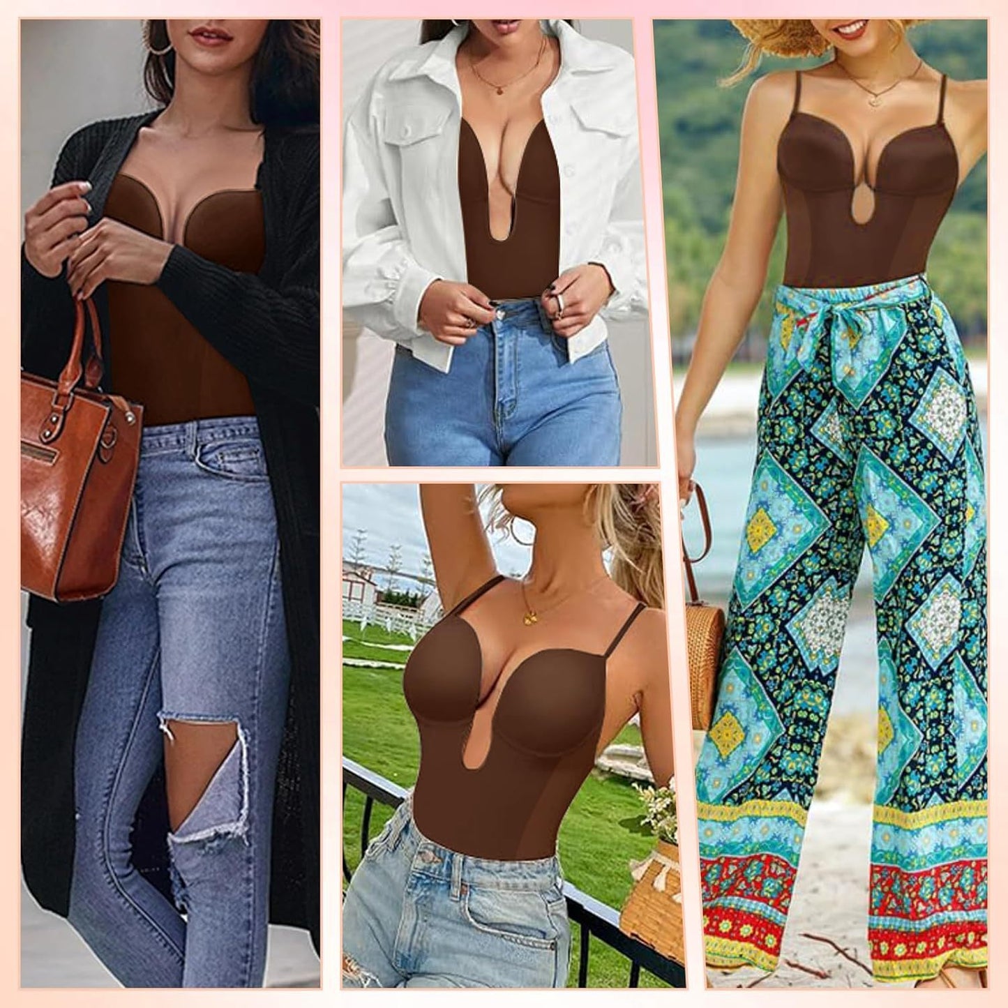 Figurformande Jumpsuit – Sling Design med Belly Control & Elegant Korsett-look