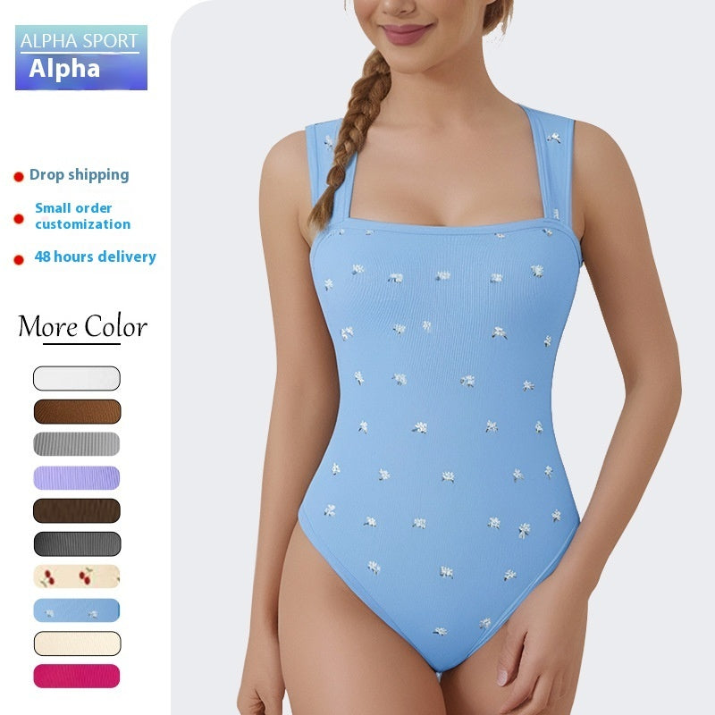 Yoga & Fitness Overall – Träningsdräkt med Magstöd