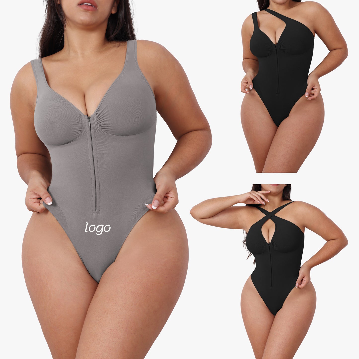 Bodysuit för Dam – Sömlös One Piece med Slimmande Mage & Shaping-effekt