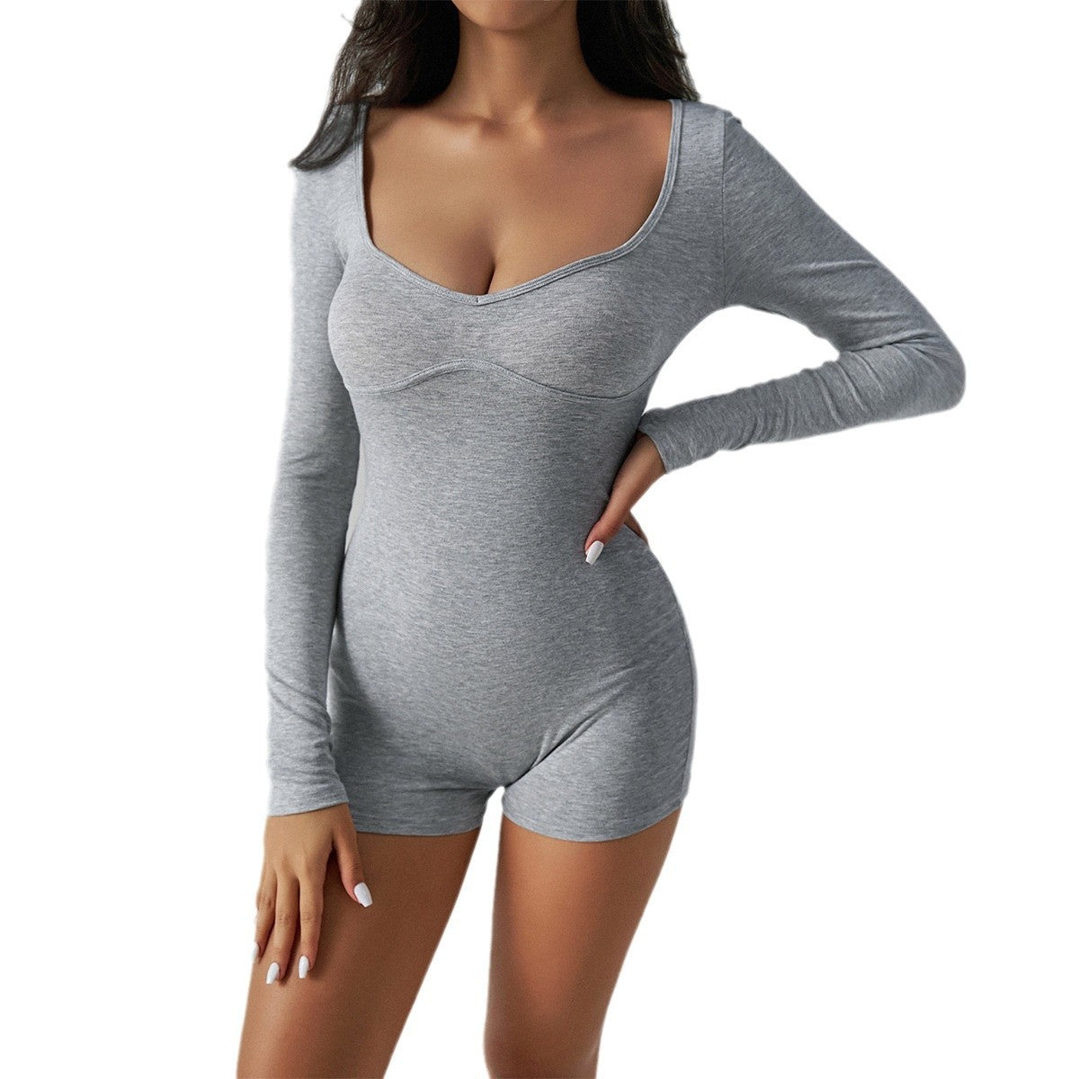 Sportig Yoga Outfit för Dam – Slim Fit & Casual Träningskläder