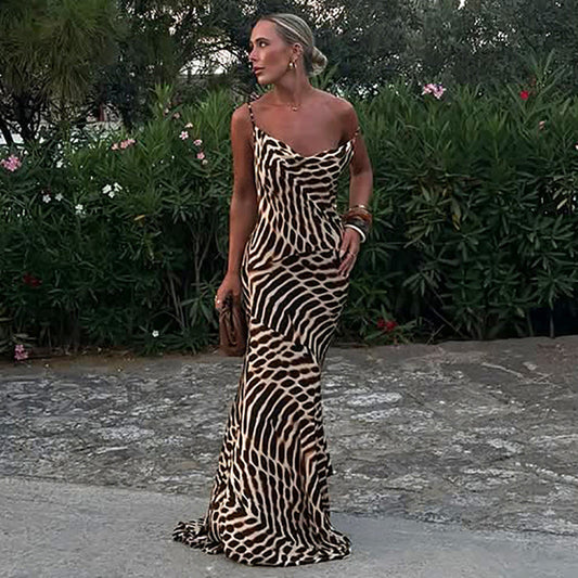 Damklänning – casual höstklänning i europeisk/amerikansk stil, perfekt för semester & vardag