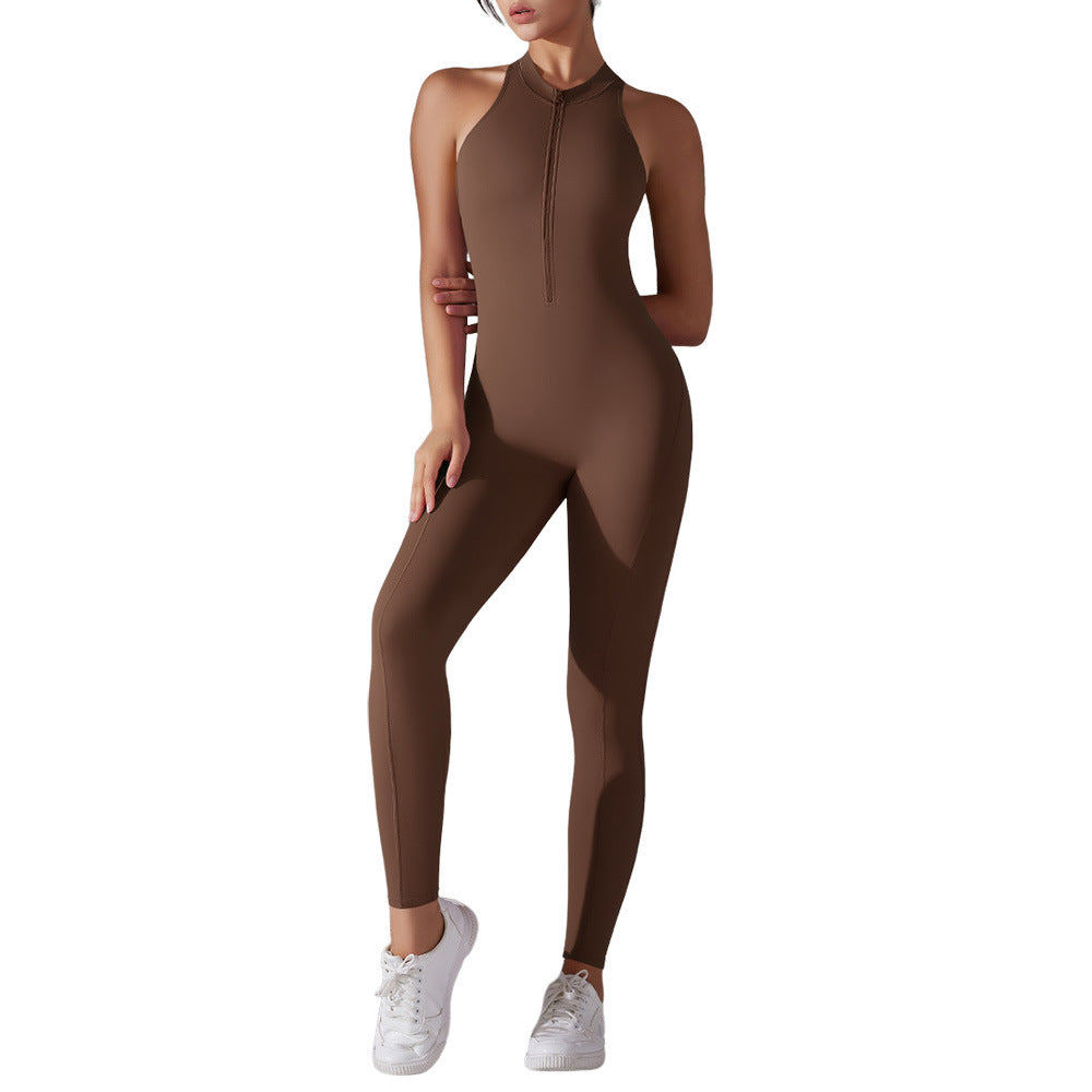 Träningsjumpsuit – Figurnära One-Piece i Högkvalitativ Stretch med Shaping Design