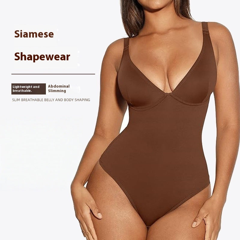 Korsett Bodysuit för Dam – Enfärgad, Figurnära & Casual Design