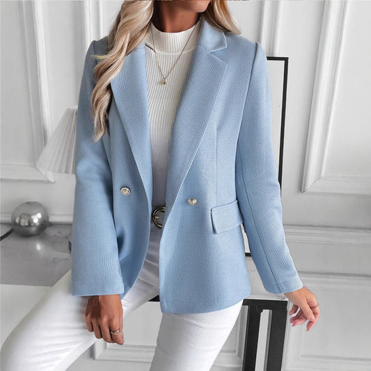 Kavaj för Dam – Elegant Vår & Höstmodell i Casual Socialite-stil