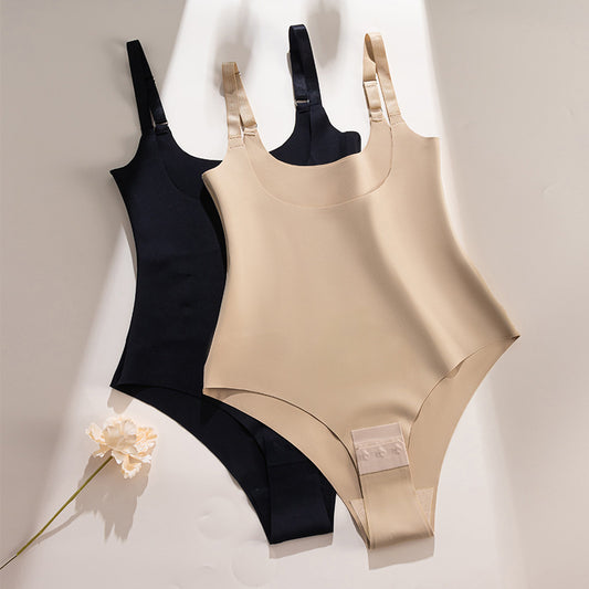 Sömlös Korsett för Dam – Figurnära Body med Knäppning
