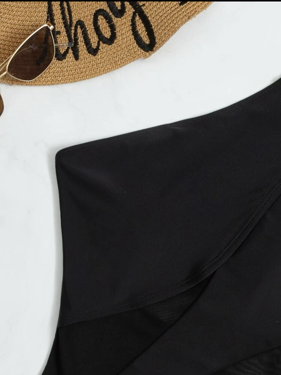 Elegant Dam Baddräkt – Enfärgad One-Piece Swimsuit