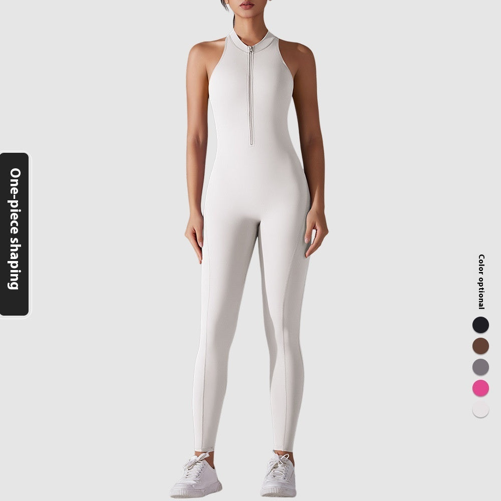 Träningsjumpsuit – Figurnära One-Piece i Högkvalitativ Stretch med Shaping Design