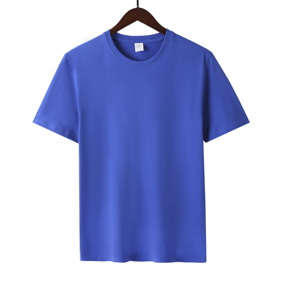 Dam T-shirt – mångsidig casual modell i bomull med halvlång ärm & rund hals