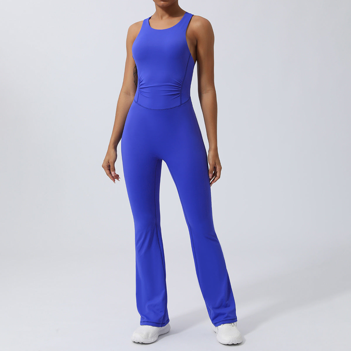 Sportig Träningsjumpsuit – Figurnära Yoga Outfit med Shaping & Bekväm Stretch