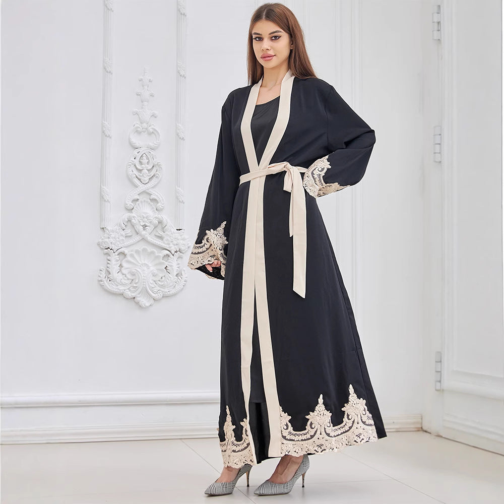 Broderad Kimono/Kofta Dam – Trendig Turkisk Stil i Casual Design, Kan Bäras som Klänning eller Cardigan