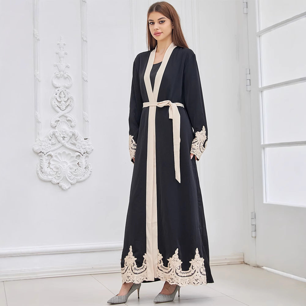 Broderad Kimono/Kofta Dam – Trendig Turkisk Stil i Casual Design, Kan Bäras som Klänning eller Cardigan