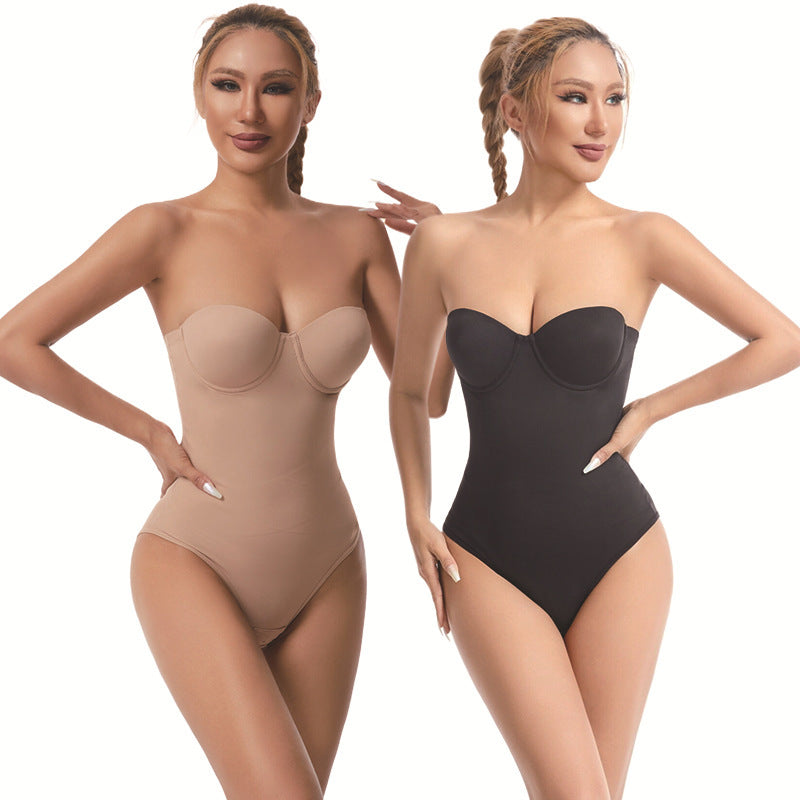 Shapewear Jumpsuit i Ice Silk – Midjestöd, Höftlyft & Byststöd