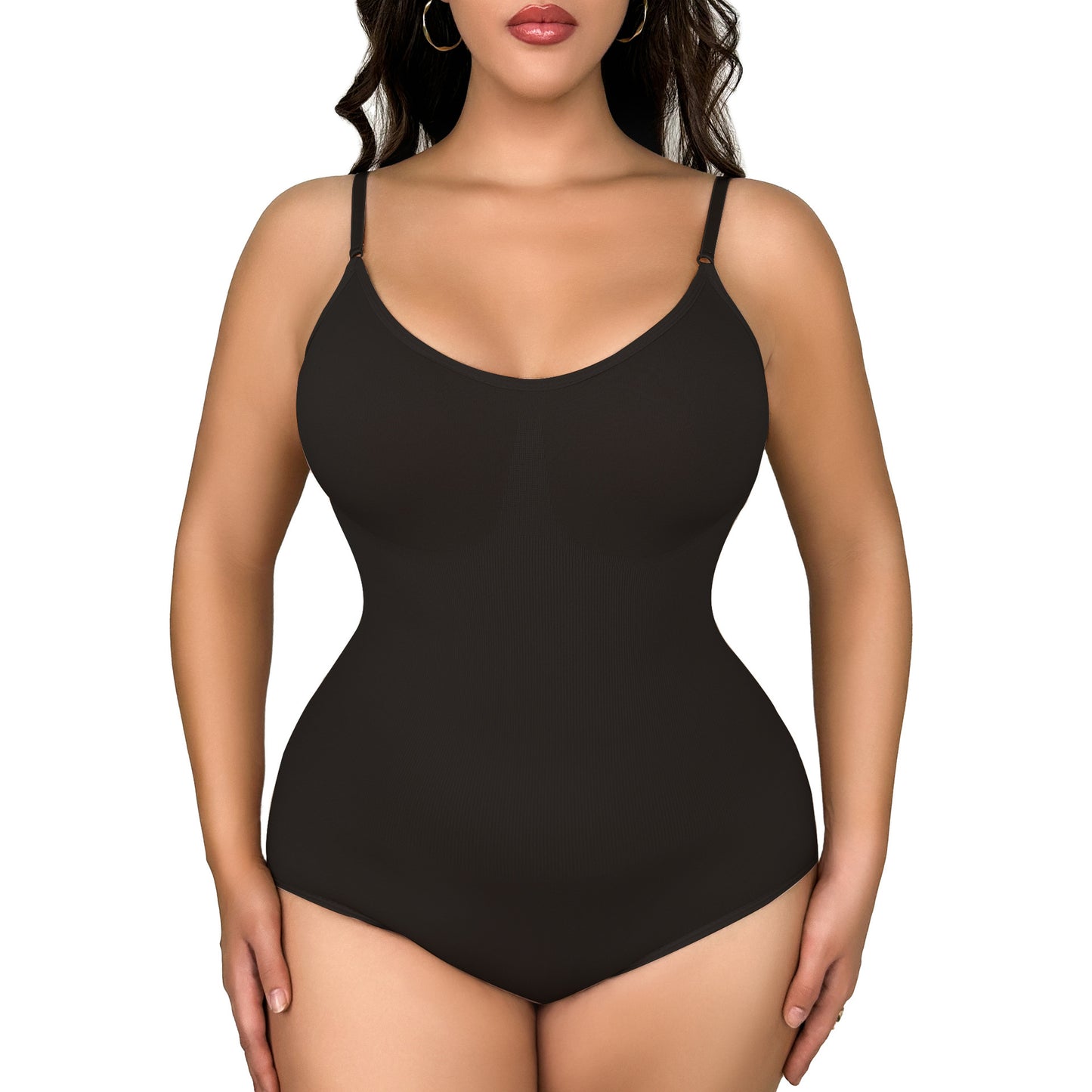 Sömlös Shapewear Bodysuit – Slimmande One-Piece med Magstöd & Höftlyft