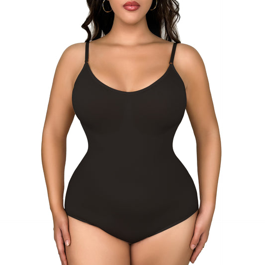 Sömlös Shapewear Bodysuit – Slimmande One-Piece med Magstöd & Höftlyft