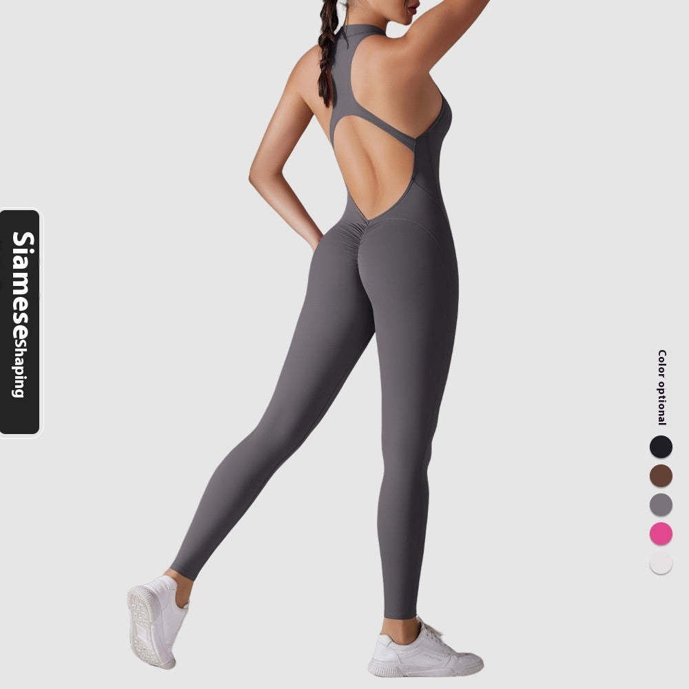 Träningsjumpsuit – Figurnära One-Piece i Högkvalitativ Stretch med Shaping Design