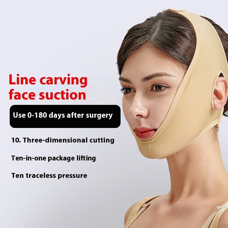 Ansiktsmask – V-formad Shaping Mask & Stöd efter Fettsugning