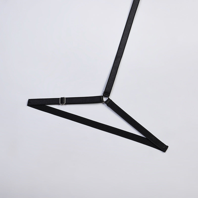 Bodysuit dam – mesh body shaper med smala axelband i figurnära design