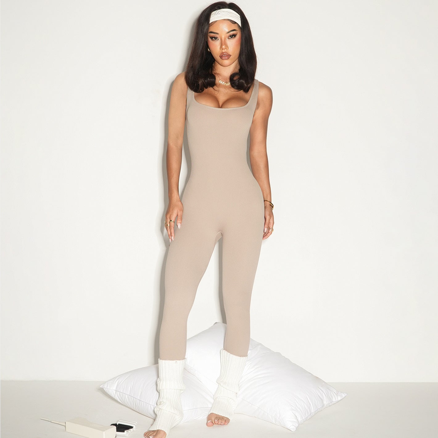 Träningsjumpsuit för Dam – Slimmande Midja & Lyftande Effekt för Höfter