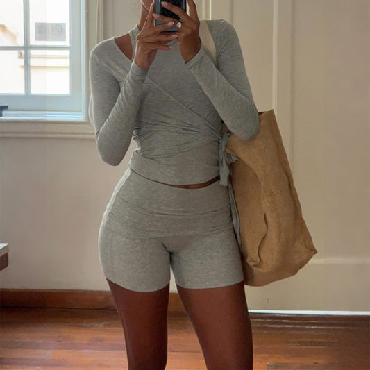 Tvådelat Träningsset – Casual & Komfort för Dam