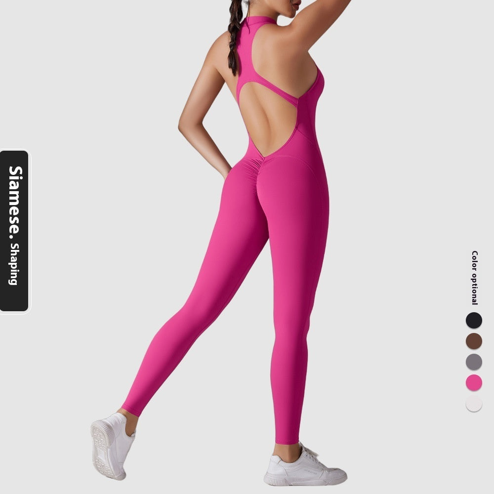 Träningsjumpsuit – Figurnära One-Piece i Högkvalitativ Stretch med Shaping Design