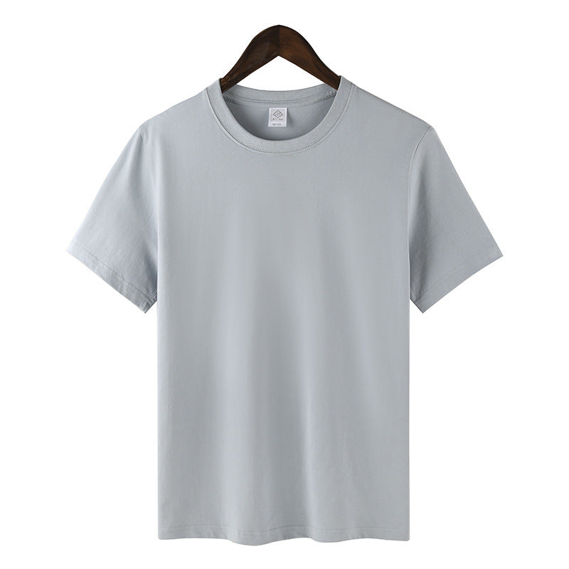 Dam T-shirt – mångsidig casual modell i bomull med halvlång ärm & rund hals