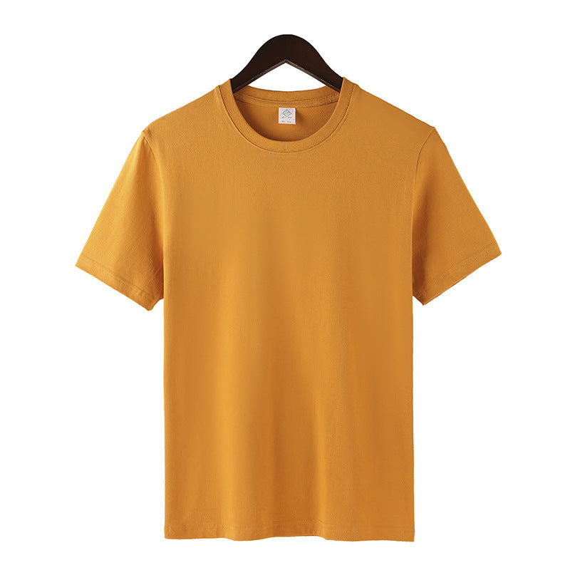 Dam T-shirt – mångsidig casual modell i bomull med halvlång ärm & rund hals