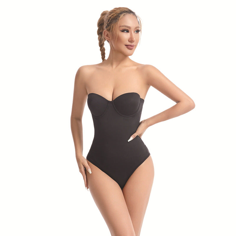 Shapewear Jumpsuit i Ice Silk – Midjestöd, Höftlyft & Byststöd