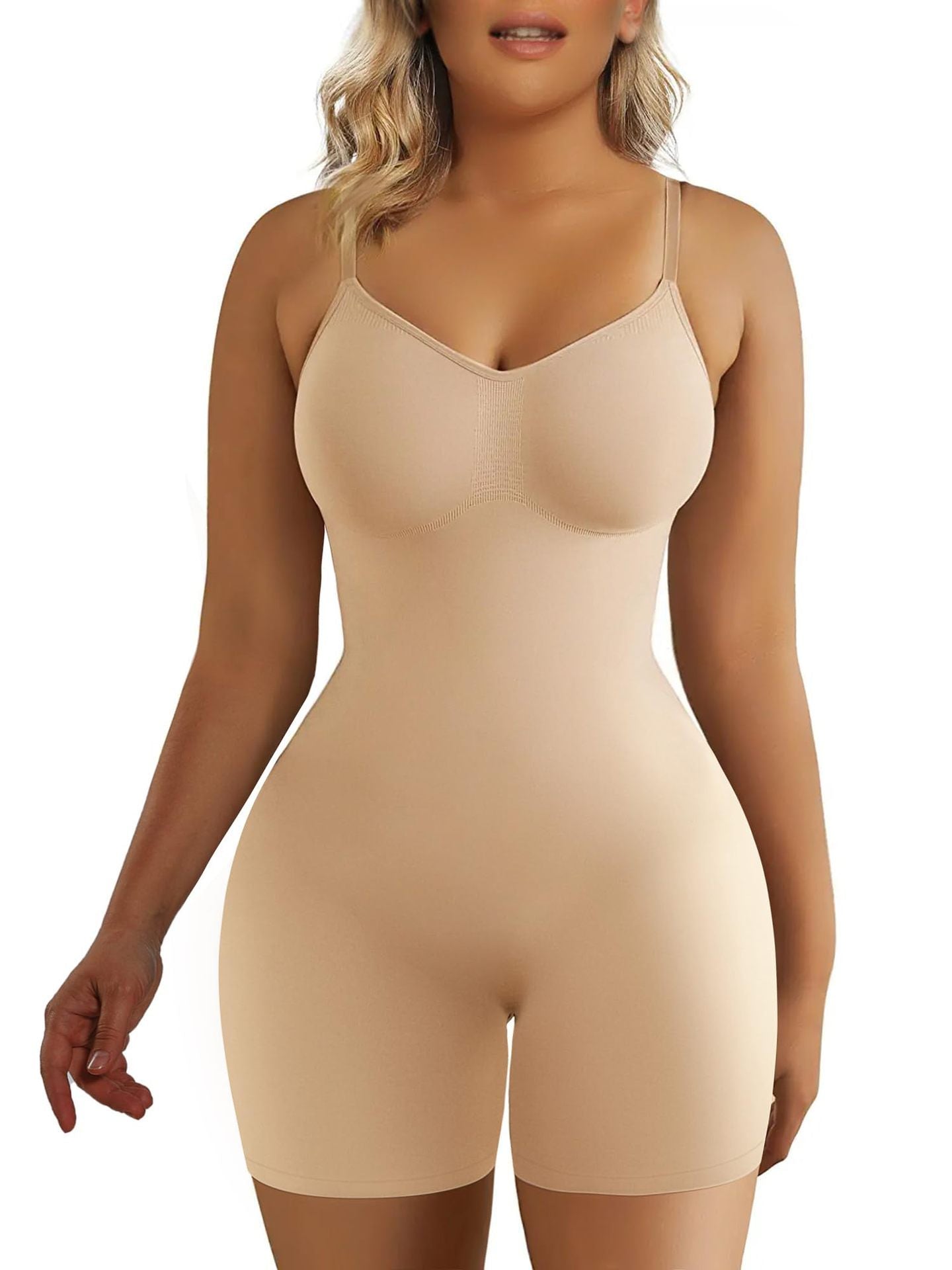 Figurformande Bodysuit – Slimmande One-Piece Shapewear med Belly Control & Hip Lift