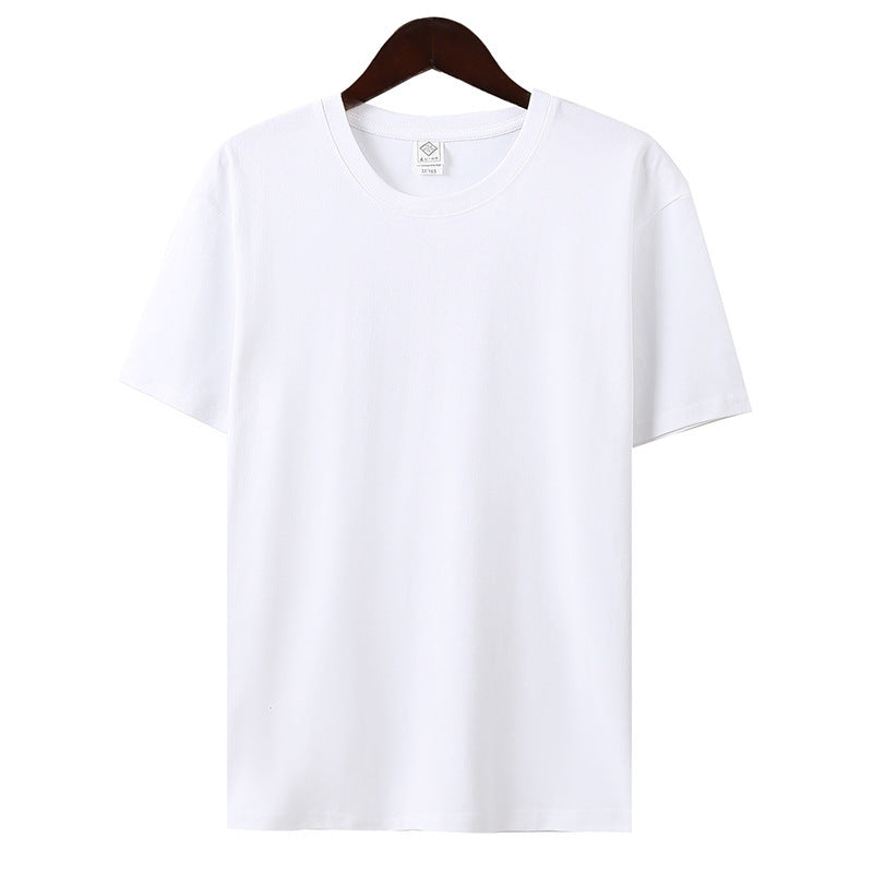 Dam T-shirt – mångsidig casual modell i bomull med halvlång ärm & rund hals