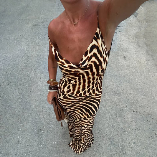 Damklänning – casual höstklänning i europeisk/amerikansk stil, perfekt för semester & vardag