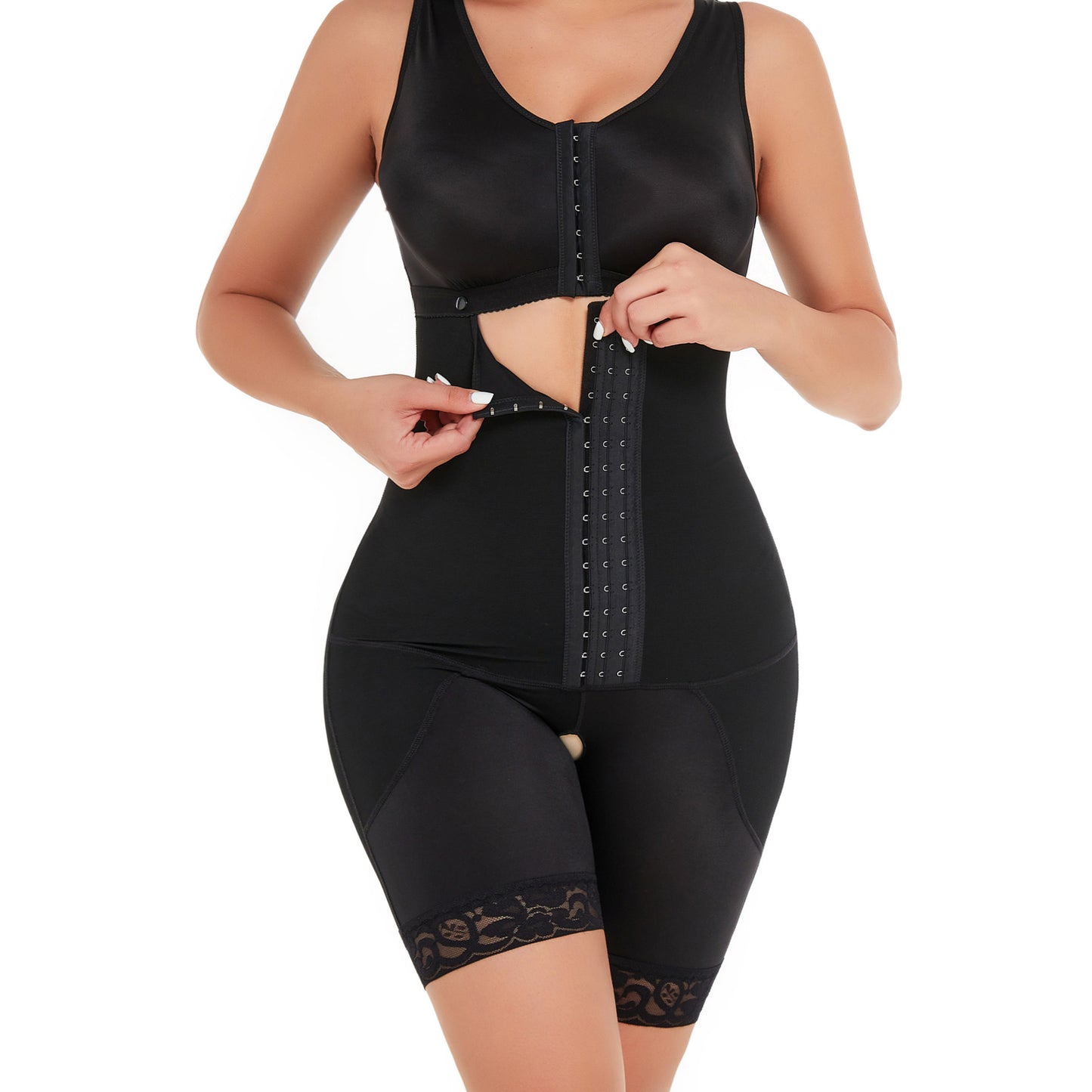 Body shaper dam – tunn one piece shapewear med byststöd