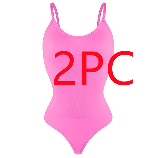 Shapewear Bodysuit för Dam – Slim Fit T-back med Magstöd & Höftlyft (2pack)